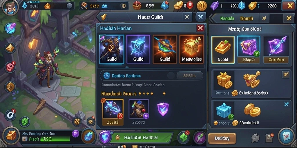 Interaksi antar pemain dalam mode multiplayer.