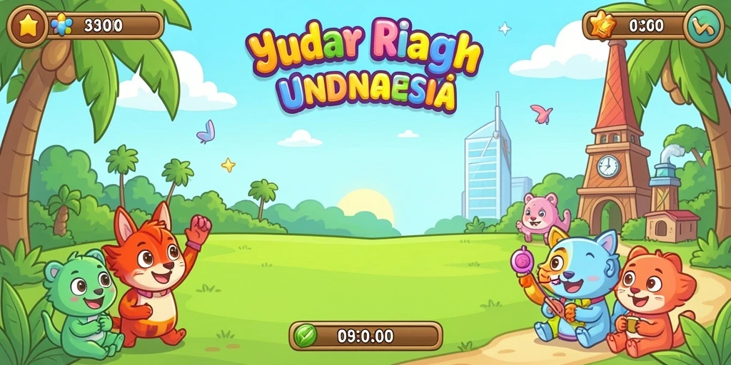 Beragam tantangan seru di setiap level.